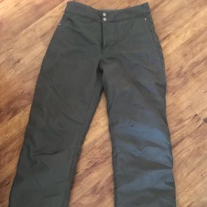 Gray snow pants